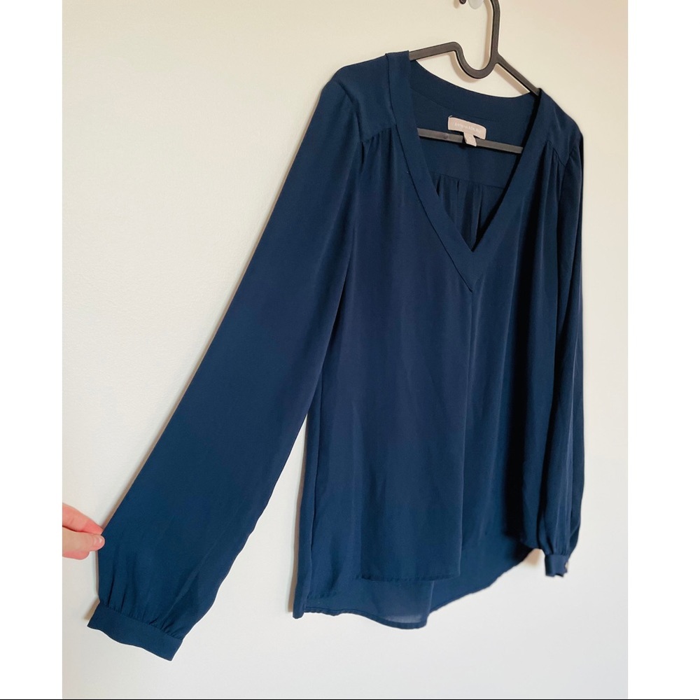 Banana Republic Navy Blouse